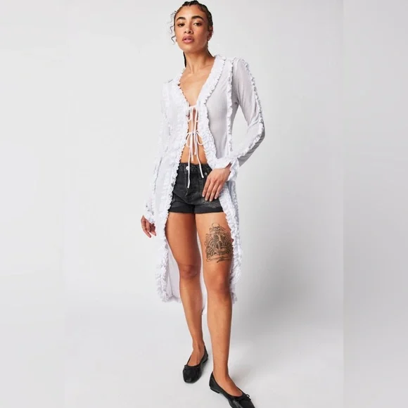 Free People Get It Girl Maxi Top Small BNWT Black - Picture 5 of 12